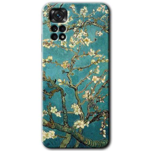 Xiaomi Redmi Note 11s 5G Global Kılıf HD Desen Baskılı Arka Kapak - Almond Blossom