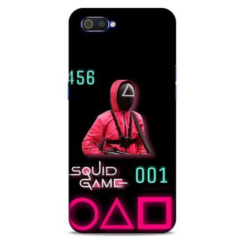 Realme C2 Uyumlu Kılıf Squid Game (25) Antişok Kapak Yon