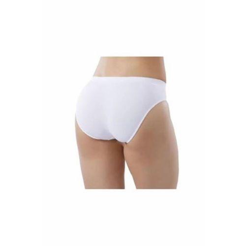 Beyaz Kadın Dikişsiz Külot Korse - 730