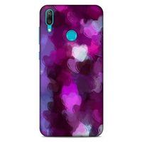 Huawei Y7 Prime 2019 Uyumlu Kılıf Mor Delisi (42) Rugged Armor Kılıf Kalp