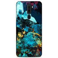 Lopard Oppo A9 2020 Uyumlu Kılıf Soyut Sanat (40) Desenli Fit Silikon Kılıf