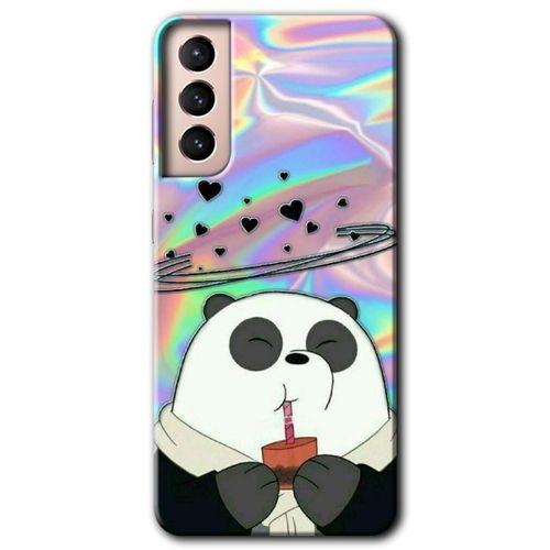 Galaxy S21 Plus Kılıf HD Desen Baskılı Arka Kapak - Milkshake Panda