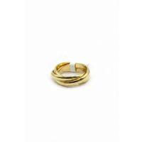 6'lı Çelik Alyans Yüzük - Altın