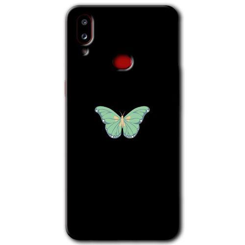 Galaxy A10s Kılıf HD Desen Baskılı Arka Kapak - Butterfly Tree + Kırılmaz Cam