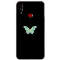 Galaxy A10s Kılıf HD Desen Baskılı Arka Kapak - Butterfly Tree + Kırılmaz Cam