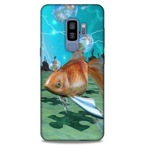 Lopard Samsung Galaxy S9 Plus Uyumlu Kılıf Manipülasyon ☻ (29) Arka Koruma Kılıfı Baskılı