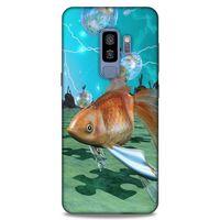 Lopard Samsung Galaxy S9 Plus Uyumlu Kılıf Manipülasyon ☻ (29) Arka Koruma Kılıfı Baskılı