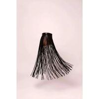 Siyah Etek Uzun İplik Detaylı Etek Yüksek Bel Etek - Brf1088