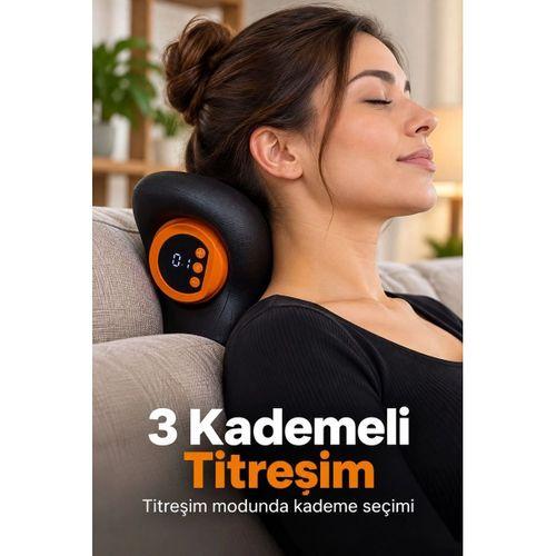Boyun Masaj Cihazı Isıtmalı Ve Uzaktan Kumandalı