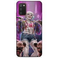 Samsung Galaxy A02s Uyumlu Kılıf Harley Quinn (35) Fit Design Kılıf Lavanta pembesi