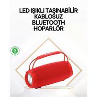 Çevreleyen Sesli Rgb Destekli Kablosuz Taşınabilir Hoparlör