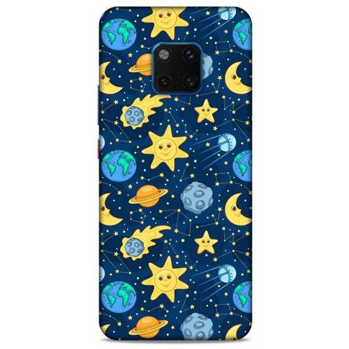Spacex (6) Tema Silikon Kılıf Huawei Mate 20 Pro Kılıf
