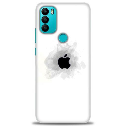 General Mobile GM 21 Plus Kılıf HD Baskılı Kılıf - Siyah Elma + Tam Ekran Koruyucu