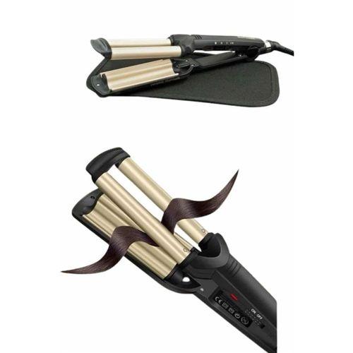 Profesyonel Seramik Kaplama Saç Şekillendirici Wag Maşa Isı Ayarlı