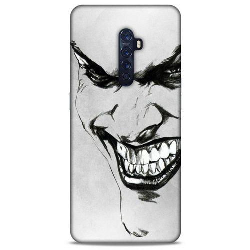 Oppo Reno 2 Uyumlu Kılıf Joker (8) Baskılı Kılıf Beyaz