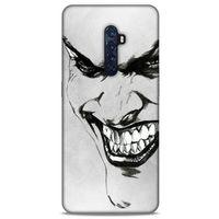 Oppo Reno 2 Uyumlu Kılıf Joker (8) Baskılı Kılıf Beyaz