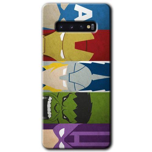 Potkal Hediye Fabrikası Samsung Galaxy S10 Kılıf HD Desen Baskılı Arka Kapak - Avengers-1