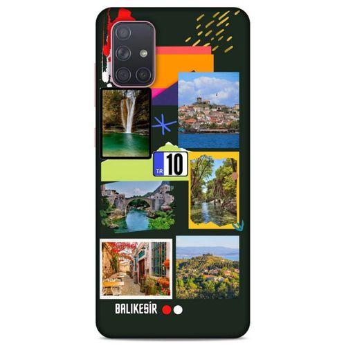 Lopard Samsung Galaxy A71 Uyumlu Kılıf Şehirli ※ (10) Balıkesir Full Koruma Kılıfı