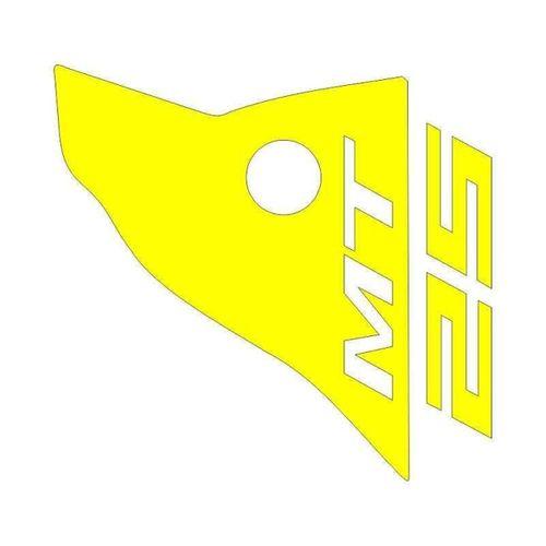 YAMAHA Yamaha Mt-25 Uyumlu Sarı Siperlik Sticker Set