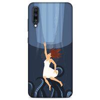 Samsung Galaxy A70s Kılıf Depresyon (43) Thin Fit Kılıf Mavi Tonları