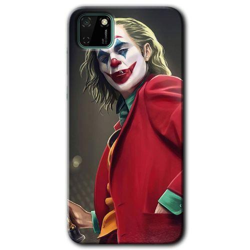 MRCİLETİSİM Huawei Y5P Kılıf HD Desen Baskılı Arka Kapak + Temperli Cam - Reel Joker
