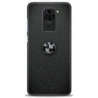 Xiaomi Redmi Note 9 Kılıf HD Baskılı Kılıf - Bmw Siyah + Tam Ekran Koruyucu