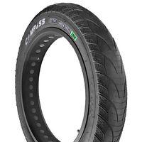 Dış Lastik Fat Bike Şehir 20x4.0 3mm Zırhlı Compass Siyah