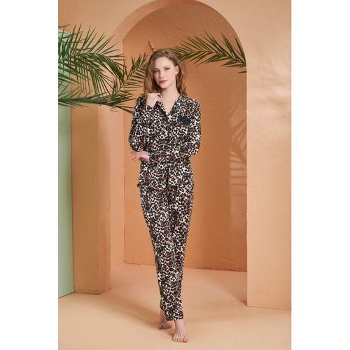 Pjs 27064 Kadın Düğmeli Pijama Takımı