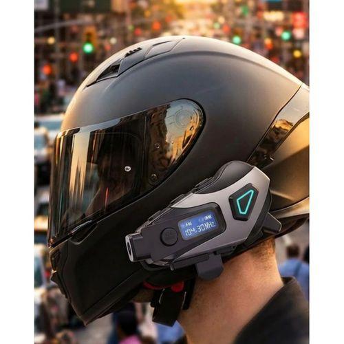 Kask İçi Kablosuz Kulaklık Kamera Fonksiyonlu Ipx8 Su Geçirmez Ve Led Ekranlı
