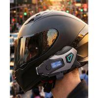 Kask İçi Kablosuz Kulaklık Kamera Fonksiyonlu Ipx8 Su Geçirmez Ve Led Ekranlı