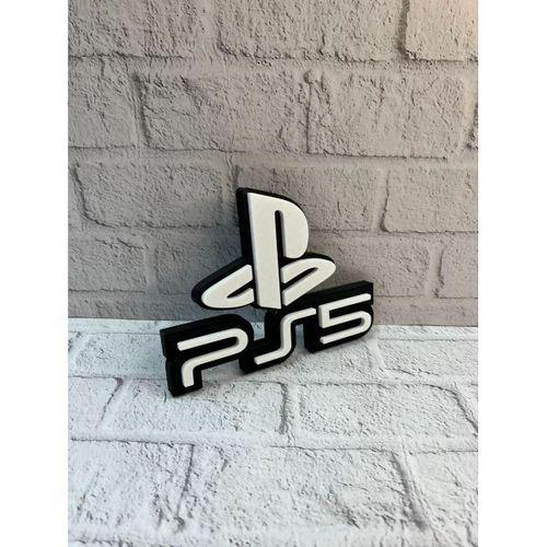 Ps5 Logo Dekoratif Duvar Süsü Oyun Odası Ve Salon Uyumu