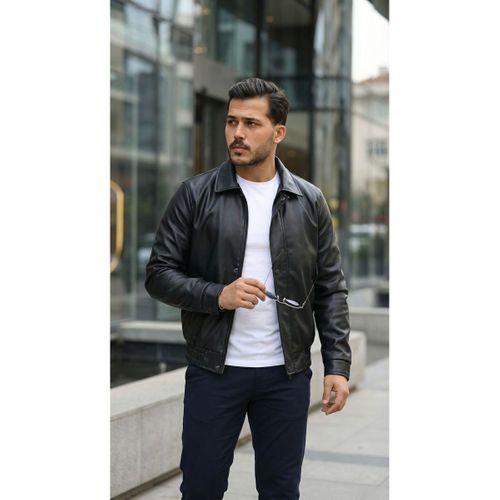 Erkek Astarlı Deri Ceket