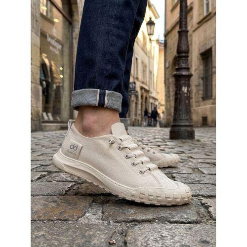 BA0248 BOA Krem Esnek Bağcıklı Ultra Hafif Nefes Alan Sneaker Ayakkabı