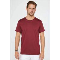Erkek 24/1 Düz A Kalite Oversize T-shirt - Bordo