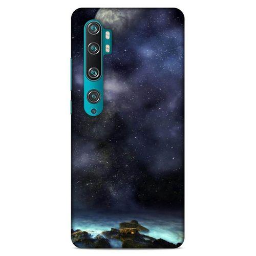 Lopard Xiaomi Mi Note 10 Uyumlu Kılıf Gece'S (15) Antişok Kılıf Ay Işığında