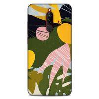 Lopard Xiaomi Redmi 8 Uyumlu Kılıf Soyut Sanat (33) Baskılı Hybrid Kılıf