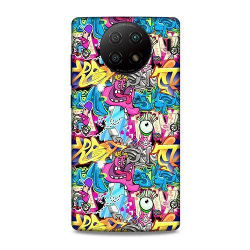 Lopard Xiaomi Redmi Note 9 5g Uyumlu Kılıf Graffitix (7) Telefon Kılıfı