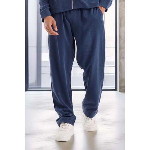 Baggy Kalıp Cupra Kumaş Jogger Erkek Eşofman Takımı - Lacivert