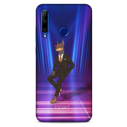 Huawei Honor 20 Lite Kılıf FunnyMaX (44) Tough Armor Kılıf Fuşya Doberman