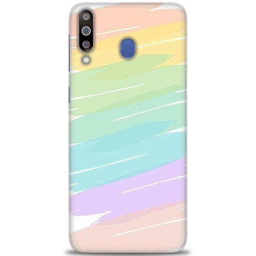 Samsung Galaxy M30 Kılıf HD Baskılı Kılıf - Renk Paleti + Tam Ekran Koruyucu