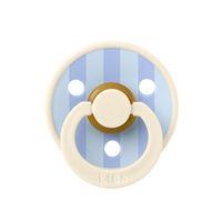 Bibs Studio Colour Block Kauçuk Emzik 0-6 Ay İvory / Dusty Blue