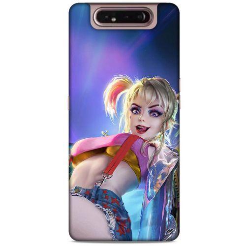 Samsung Galaxy A80 Uyumlu Kılıf Harley Quinn (6) Silikon Kılıf Lacivert