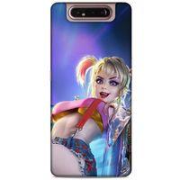Samsung Galaxy A80 Uyumlu Kılıf Harley Quinn (6) Silikon Kılıf Lacivert