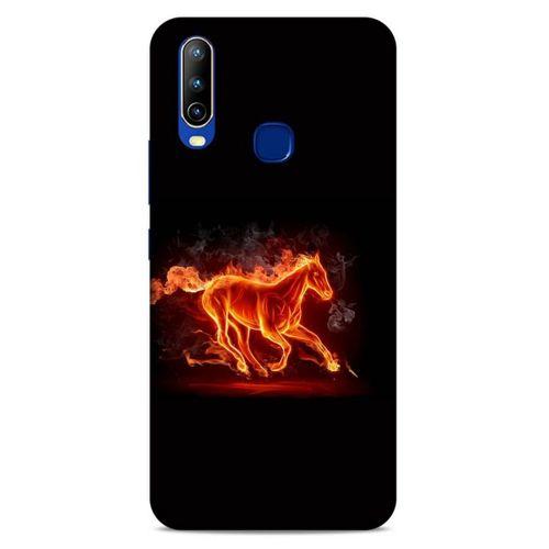 Lopard General Mobile GM 10 Uyumlu Kılıf FireX (28) Arka Kapak Ateşli At