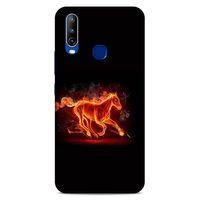 Lopard General Mobile GM 10 Uyumlu Kılıf FireX (28) Arka Kapak Ateşli At