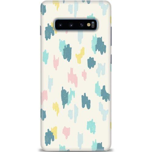 Samsung Galaxy S10 Plus Kılıf HD Baskılı Kılıf - Blue + Tam Ekran Koruyucu