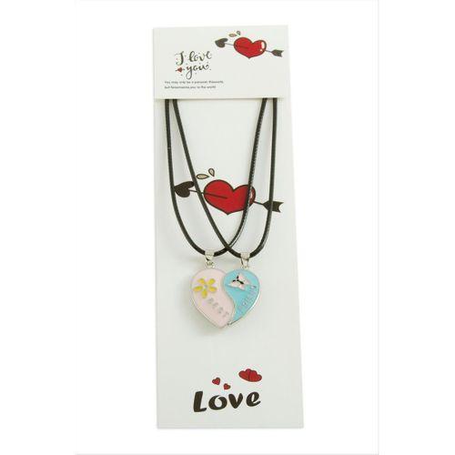 Kalp Arkadaşlık Kolyesi (Çift Kolye)