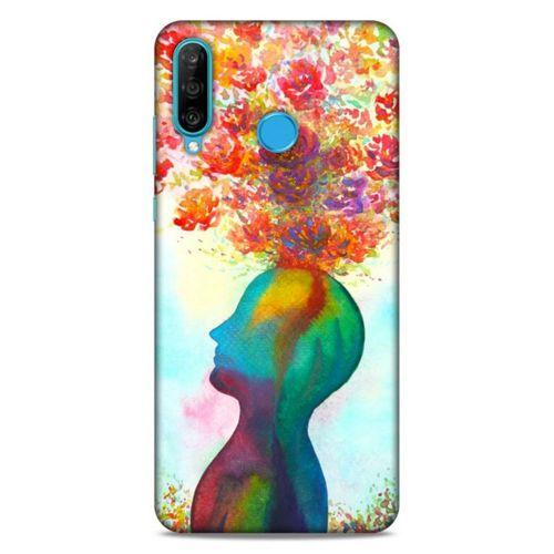 Lopard Huawei P30 Lite Uyumlu Kılıf Manipülasyon ☻ (46) Core Armor Kılıf Desenli