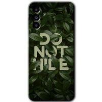 MRCİLETİSİM Samsung Galaxy M23 Kılıf Baskılı Kapak - Do Not Hide + 5D Tam Kaplayan Cam