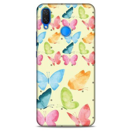 Animax Kelebek Suluboya Huawei Psmart 2019 Kılıf Desenli Silikon